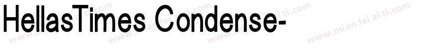 HellasTimes Condense字体转换